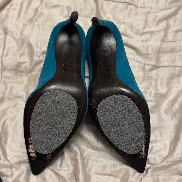 Stuart Weitzman Suede Heels - Picture 2 of 2